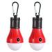 Doukey LED Camping Light 2 Pack or 4 Pack Portable LED Tent Lantern 4 Modes for Backpacking Camping Hiking Fishing Emergency Light Battery Powered Lamp for Outdoor and Indoor