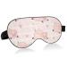 Haskirky Light Blocking Eye Mask Breathable and Adjustable Adult Men and Women Travel on Business Trips Yoga Meditation Light Smooth Comfortable Eye Mask Office Deep Sleep Goodies Cute Pink Pig