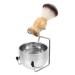 1 set of brush frame travel to fill Men Razing brush travel set for men beard adjustable shaving brushes wash travel set for men facial soap cream main man