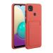 Tivenfezk Nadoli Silicone case for Xiaomi Redmi 10a Ultra thin shockproof scratch -resistant wallet soft TPU protective cover mobile phone cover with credit card holder xiaomi redmi 10a plum red