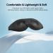 Black Sleep Mask + Coral Red Eye Mask for Side Sleepers | 3D Contoured Cup Design, Light Blocking, Soft & Breathable with Adjustable Strap | Women Men - Buy Online on GoSupps.com