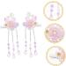 FOMIYES 1 Pair Floral Tassel Headdress Traditional Hair Clips Asian Hairpins Bride Hair Clip Vintage Hair Clips Chinese Hair Accessories Purple Sweet Plastic China Child - Buy Online on GoSupps.com