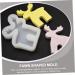 Cabilock Cookie Stencils 2 Pcs DIY Glue Mold Christmas STO Candle Molds The Kid Manual Art Mold Child Fudge Blocks - Buy Online on GoSupps.com