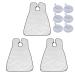 Mens Accessories Husband Birthday Soft Breathable Anti Static Prevents Hair Sticking. Beard Bib Beard Trimming Catcher For Dad Grandpa Boyfrieds Husband Mens (White)