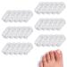 30pcs Silicone Anti-Friction Toe Protector Toe Protectors for Shoes Silicone Toe Cover Clear Breathable Toe Protectors for Women Men