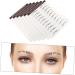 Mipcase 6pcs Eyebrow Stickers Water Proof Stickers Hair Eyebrow Imitation Eyebrow Sticker 6d Bionic Tool 6X1X0.1CM Brown - Buy Online on GoSupps.com