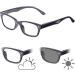 Infactory Self-Tinting Reading Glasses with UV400 Protection - 1.0 Diopter - All-Day Comfort & Style - Buy Online on GoSupps.com