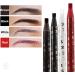 6pi ces crayons sourcils peel-off waterproof pour microblading maquillage permanent des sourcils naturel et longue tenue (Marron) - Buy Online on GoSupps.com