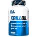Evlution Antarctic Krill Oil 500mg Softgels Nutrition Krill Oil Omega 3 Fish Oil Pills - High Absorption Non GMO EPA DHA Omega 3 Supplement for Better Health and Immune Support