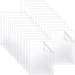 40 Pieces Acrylic Sheets Clear Plastic Sheet with Protective Paper Clear PETG Panels for Craft Projects, Replacement Picture Frame (40 Pieces,7 x 5 x 0.04 Inch) 7 x 5 x 0.04 Inch 40