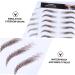 FOMIYES 12 Pcs Eyebrow Stickers Make up Kit Makeup Brow Sticker Imitation Eyebrow Semi-permanent 6d Mold - Buy Online on GoSupps.com