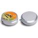 Round Pill Box with Tortoise Turtle Print - 3 Compartment Portable Metal Organizer - Decorative Pocket Pill Case Style-6 - Buy Online on GoSupps.com