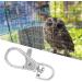 12Pcs Pet Bird Cage Metal Buckle Lock Clips - Anti-Escape Iron Trigger Snap Hooks - Buy Online on GoSupps.com