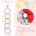 Ainiv Pearl Bite Ring Bracelets - Silicone Baby Dental Aid Toys 3+ Months | BPA-Free Sensory Molar Teething Accessories (5pcs) - Buy Online on GoSupps.com