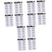 Beavorty 12 Pcs Eyebrow Stickers Temporary Eyebrow Tattoos Artificial Eyebrow Make up 4d Transfer Stickers