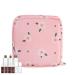 Period pocket menstrual pad tampon organizer waterproof portable menstrual pad period pocket tampon organizer with zipper for women and girls rose