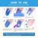 Gel Nail Polish Remover Set - Quick Peel Off in 3-5 Min | Safe for Gel & Acrylic Nails with Sponge File & Scraper - 3 Piece Essential Kit - Buy Online on GoSupps.com