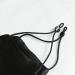 100% Mulberry Silk Black Face Mask - Reusable Washable Adjustable with Filter Pocket | International Shipping - Buy Online on GoSupps.com