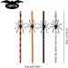 Halloween Straws - Decorative Drinking Paper Straws with Spider Design Halloween Decorative Drinking Straws Halloween Supplies for Kids Pochy 10 Spiders - Buy Online on GoSupps.com