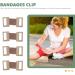 Lizusidtsy 50Pcs Elastic Bandage Wrap Stretch Metal Clips Fixation Clamps Hooks Kit for Various Types Sport Bandages - Buy Online on GoSupps.com