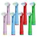 Kids Toothbrush Replacement Heads for Oral B Electric Toothbrush Replaced Brush Heads Precision Clean Soft Bristles for Children 8 Pack Multicolor