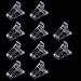 DRDS 10Pcs Nail Tips Clip for Quick Building Polygel nail forms Nail clips for polygel Finger Nail Extension UV LED Builder Clamps Manicure Nail Art Tool