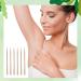 Prouskey 100pc Eyebrow Wax Sticks | Hair Removal Spatulas for Smooth Skin | 88mm Waxing Applicator for Spa & Home Use - Buy Online on GoSupps.com