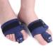 Hilph 2 Pack toe rail toe protection toe straighteners for hammer toe toe more toe for supporting and fixing toes claws curved broken toes for different toes-blue