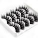 False Eyelashes Elocoise 5 Pairs 3D Eyelashes Reusable Long Handmade Artificial Eyelashes for Eye Makeup (3D-47)