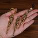 3Pcs Brass Car Cleaning Tools | Naked Ear Cleaning Spoon Set | Copper Ear Pick Pendants | Earwax Removal Gifts - Buy Online on GoSupps.com