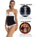 Hoplynn Neoprene Sweat Waist Trainer Corset Belt Women Black Medium - Buy Online on GoSupps.com