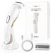 Electric Razor for Women Electric Shaver Bikini Trimmer Body Hair Removal for Legs and Underarms IPX7 Waterproof Wet and Dry Painless Cordless Ladies Shaver with LED Light & Detachable Head