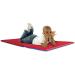 KinderMat 1 Thick 4-Section Rest Mat 45 x 19 x 1 Red/Blue - Ideal for School, Daycare, Travel, and Home - Made in USA - 1.0 Inch Mat - Buy Online on GoSupps.com
