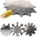 Trimmer Template Nail Edge Trimmer - Silver Nail Art Accessory Kit for Perfect French Manicure | International Shipping - Buy Online on GoSupps.com