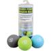 Fitness Mad Trigger Point Massage Ball Set Black/Silver Multicolor | One Size | Improve Recovery & Performance - Buy Online on GoSupps.com