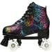 Women's PU Leather High-Top Roller Skates - Black Flash Wheel - Size 37 US6 with Bag - Buy Online on GoSupps.com