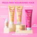 Umberto Giannini Banana Butter Nourishing Superfood Shampoo Conditioner & Styling Cream Set Vegan & Cruelty Free Moisturising Formula for Coily Dry Textured or Frizzy Hair - Buy Online on GoSupps.com