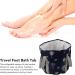 Aoveew Collapsible Foot Bath Basin Portable and Lightweight Foot Soaking Tub for Relaxation (Navy Blue) - Buy Online on GoSupps.com