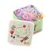 1 box (700 pieces) disposable hair gum ponytail holder elastic hair bands hair bands rubber bands with a cute tin can for babies children girls (candy color) candy colors