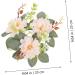 LIFKICH Artificial Garland Ornament Rings Wedding Decorations Candle Holders Candlesticks Eucalyptus Boho Decor Candle Wreath Wedding Party Decoration Plastic Front Door Flowers Picture 1 23.00X23.00X8.00CM - Buy Online on GoSupps.com