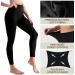 3 Pack Women's High Waisted Tummy Control Leggings Set - No See-Through Yoga Pants for Workout & Running - Black - Large/X-Large - Buy Online on GoSupps.com