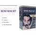 Anself Nose Hair Removal Wax Kit - Effective Nose Wax Set with Application Pens & Moustache Stickers for Smooth Hair Removal - Buy Online on GoSupps.com