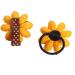 ADIASEN Sunflower Design Elastic Hair Ties - 4 Pack | Durable & Stylish Hair Accessories for All Hair Types - International Shipping Available - Buy Online on GoSupps.com