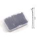 DealEachDay Black Bobby Pins 2 (5cm) 200 pcs Bulk Set with Storage Case - Wave Style Hair Accessories for Women and Girls - Buy Online on GoSupps.com