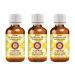 Deve Herbes Pure Sunflower Oil (Helianthus annuus) Cold Pressed (Pack of Three)100ml X 3 (10 oz)