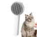 Decorhome cat care brush |Portable depilatory device removes nodes and matted hair depilatory tools groin care and brushes for long -haired pets white