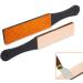 PU Leather Razor Pouch - Double Size with Acrylic Handle for Razors & Knives | Perfect for Polishing Gold & Silver - Buy Online on GoSupps.com