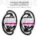Dreamlover Hanging Wig Stand - 4 Pack Black Wig Heads for Wigs - Buy Online on GoSupps.com