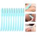 Frcolor 20-Piece Eyebrow Razor Set - Portable Facial Trimmer Bikini & Lip Razor - Perfect for Shaping & Grooming - 14.5x1.3cm - Buy Online on GoSupps.com