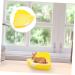 BELLIFFY Box Rabbit Toilet Ferret Litter Sand Bath for Hamsters Dwarf Hamster Toilet Bunny Potty Rat Plastic 25X19X10CM Yellow - Buy Online on GoSupps.com